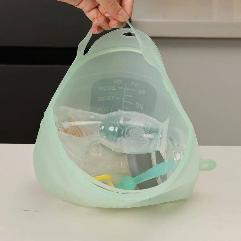 Haakaa Multipurpose Steamer & Steriliser Bag - Lime - 1Pc - 2000Ml