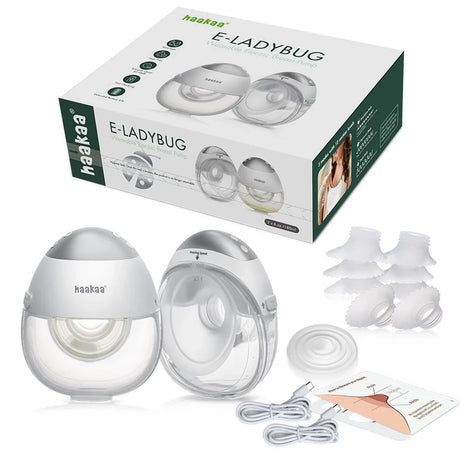 Haakaa E-Ladybug Wearable Electric Brystpumpe - 2Pc