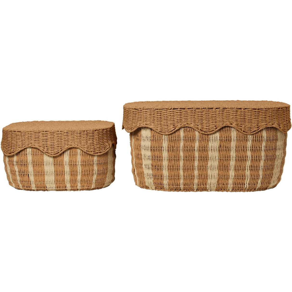 Ferm Living Natural/Off-white Rivan Opbevaringskurve 2 Pak