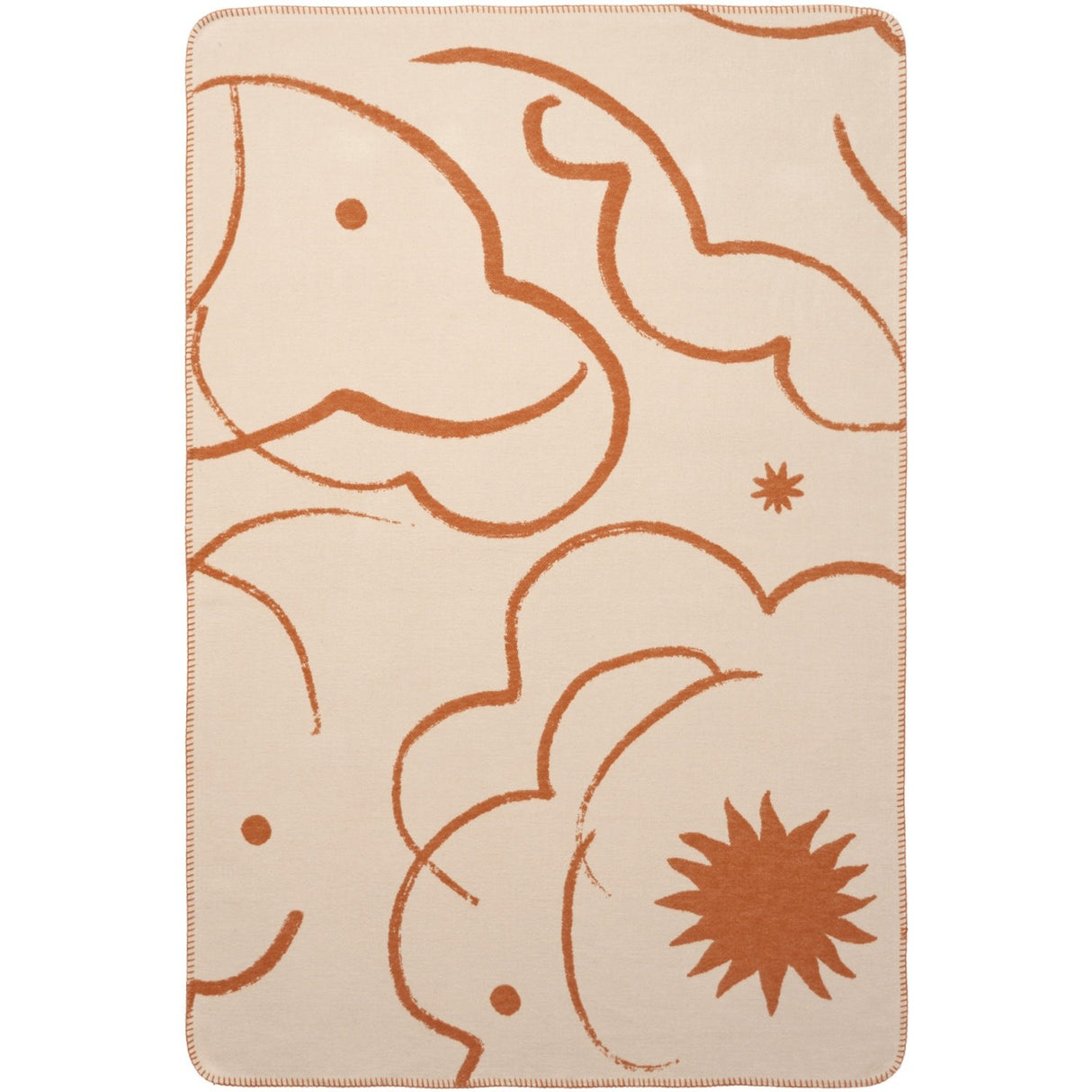 Ferm Living Sienna/Parchment Skye Tæppe