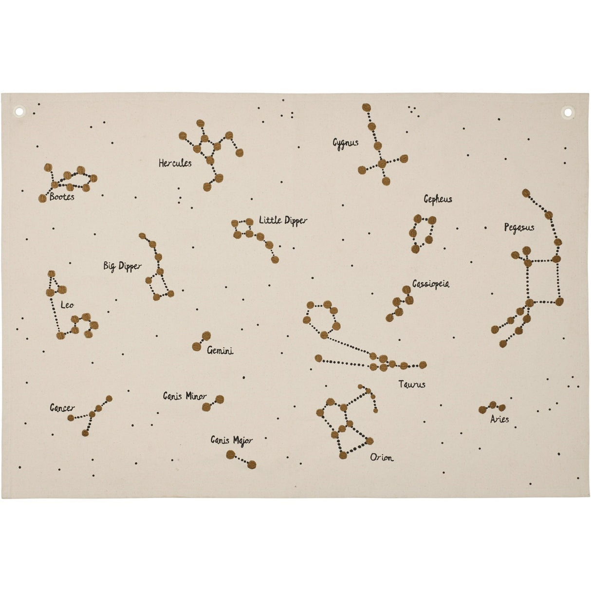 Ferm Living Undyed Stjernebillede Tekstil Map