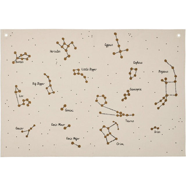 Ferm Living Undyed Stjernebillede Tekstil Map