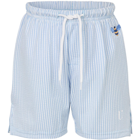 Vanilla COPENHAGEN Blue Badeshorts Seersucker