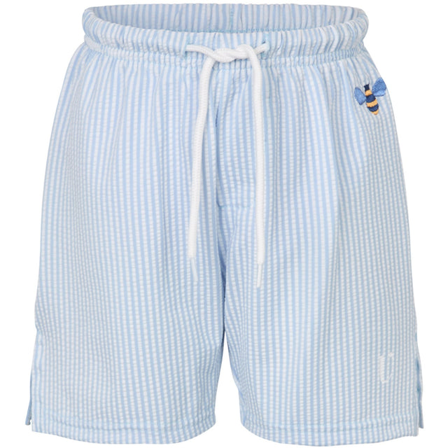 Vanilla COPENHAGEN Blue Badeshorts Seersucker