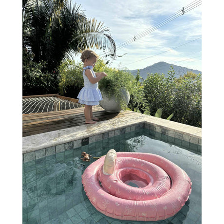 Vanilla COPENHAGEN French Rose Butterfly & Bow Baby Float