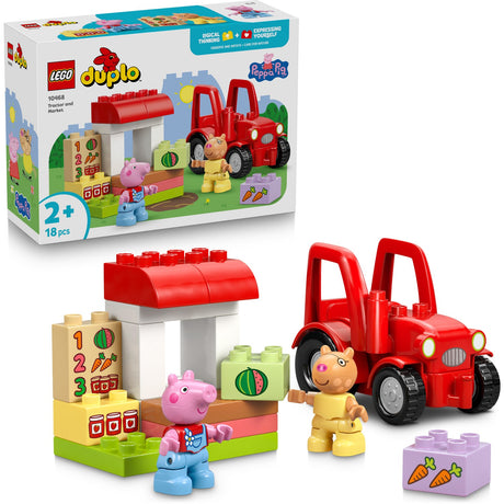 LEGO® DUPLO Gurli Gris Traktor Og Marked 10468