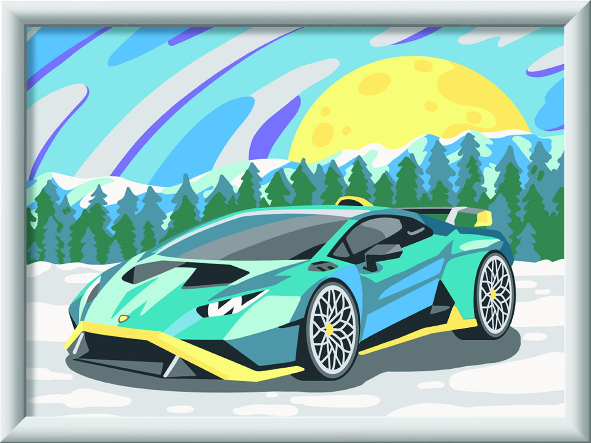 Ravensburger CreArt Blue Lamborghini