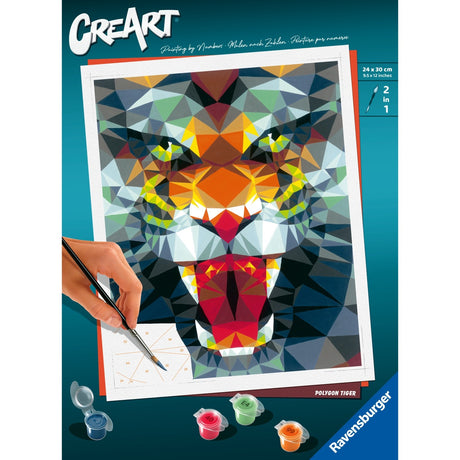 Ravensburger CreArt Polygon Tiger Ad