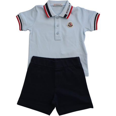 Moncler Dark Blue Knitwear Clothing Ensemble Sæt