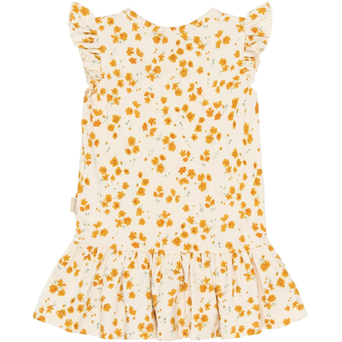Petit Piao Eggnog Buttercup Aop Ppsun S_L Kjole