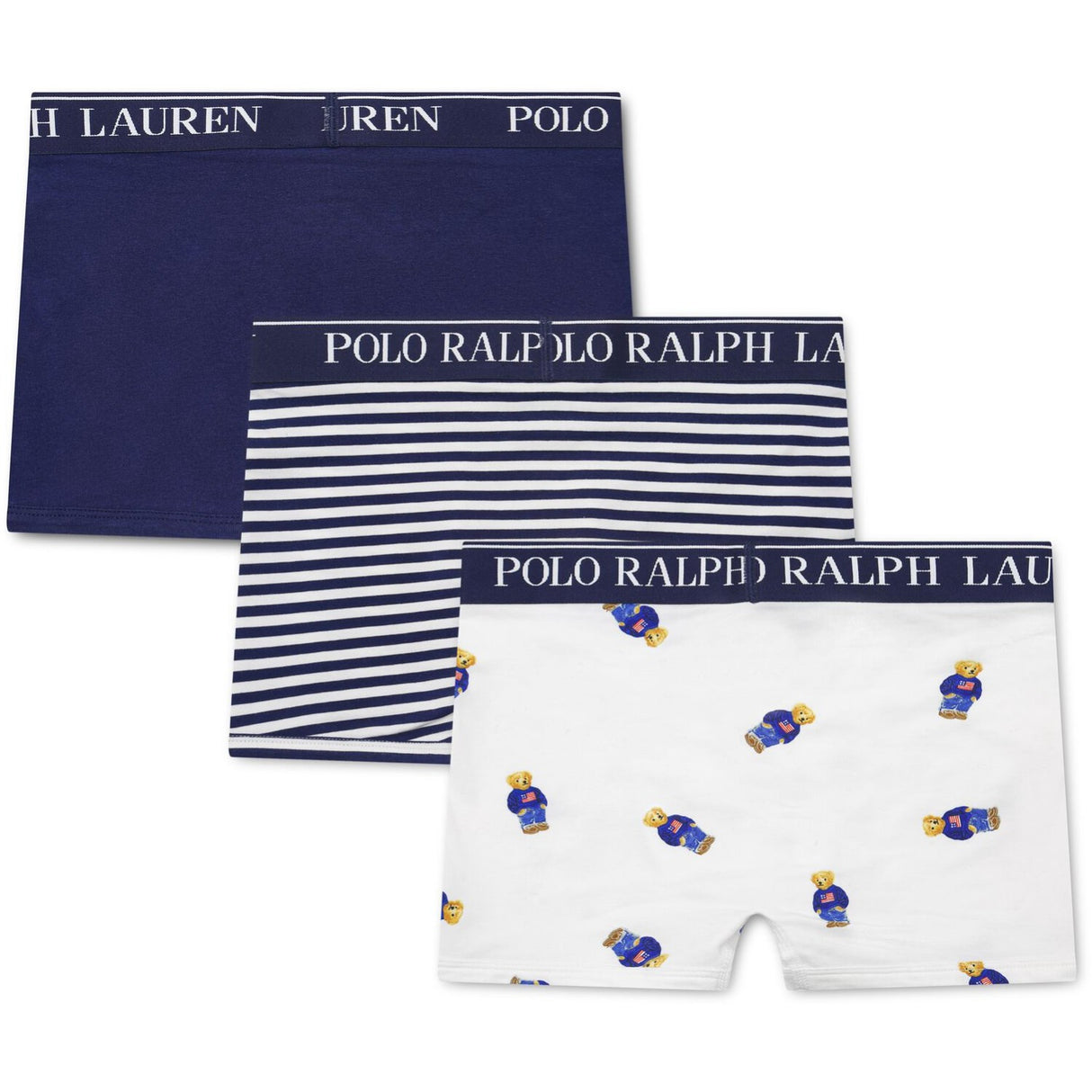 Polo Ralph Lauren Newport Navy Bomuld Stretch 3Pk Boxer
