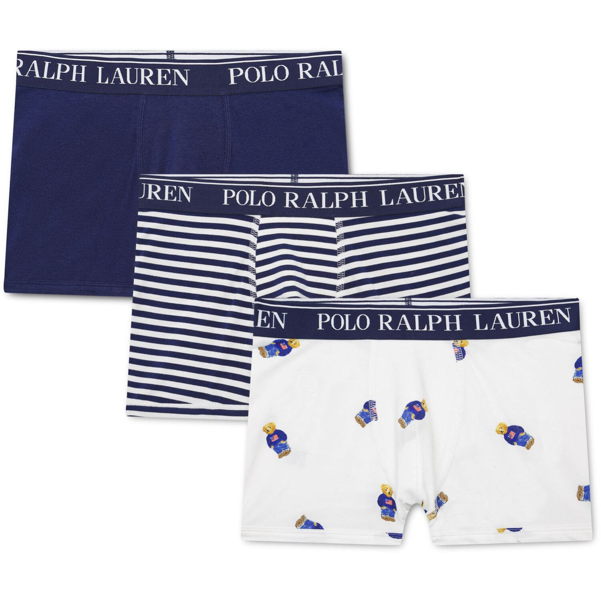 Polo Ralph Lauren Newport Navy Bomuld Stretch 3Pk Boxer