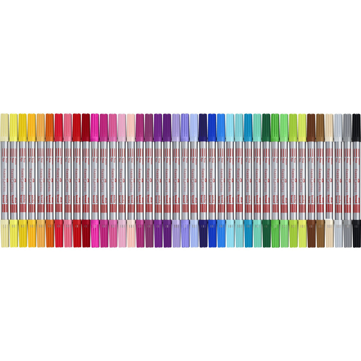 Faber-Castell Tusser Dobbelt Tyk/Tynd 40 Stk