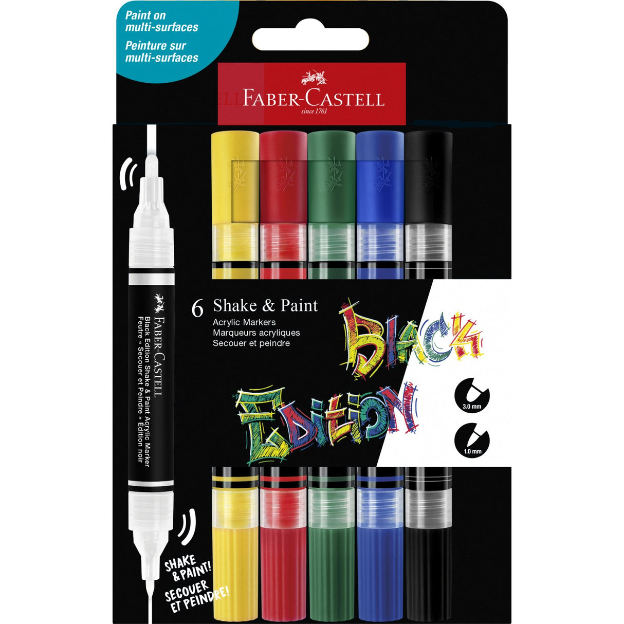 Faber-Castell Shake & Paint Akryltusser