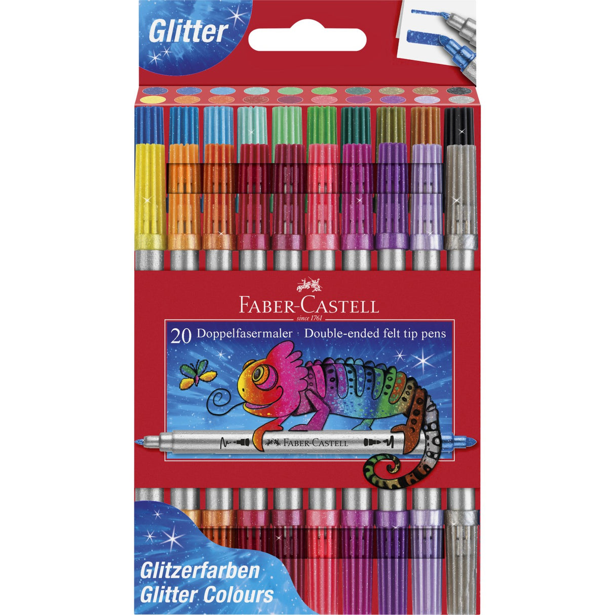Faber-Castell Tusser Dobbelt 20 Stk