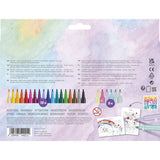 Faber-Castell Unicorn Tuscher - 18 Farver + 6 Glittertusser