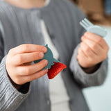 DonebyDeer Blue Tiny Farm Tiny Lunch Æske Med Snack Picks