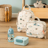 DonebyDeer Blue Tiny Farm Tiny Lunch Æske Med Snack Picks