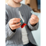 DonebyDeer Blue Tiny Farm Tiny Lunch Æske Med Snack Picks