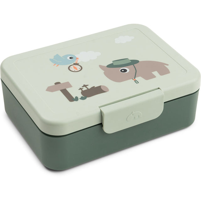 DonebyDeer Green Tiny Trails Lunch Æske Med Divider