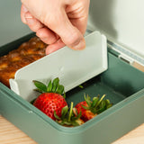 DonebyDeer Green Tiny Trails Lunch Æske Med Divider
