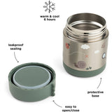 DonebyDeer Green Tiny Trails Insulated Food Jar