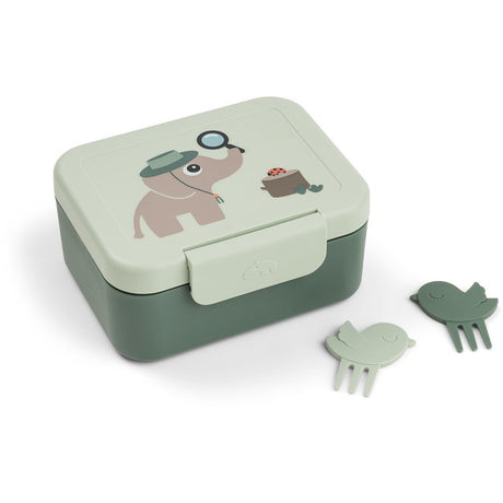 DonebyDeer Green Tiny Trails Tiny Madkasse Med Snack Picks