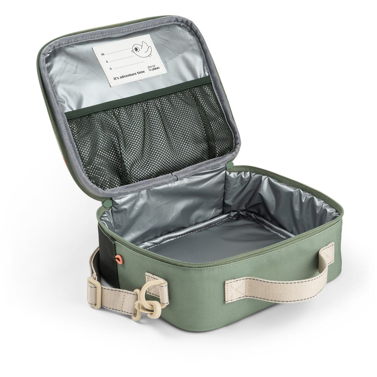 DonebyDeer Green Tiny Trails Insulated Lunch Taske