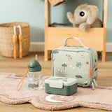 DonebyDeer Green Tiny Trails Tiny Insulated Lunch Taske