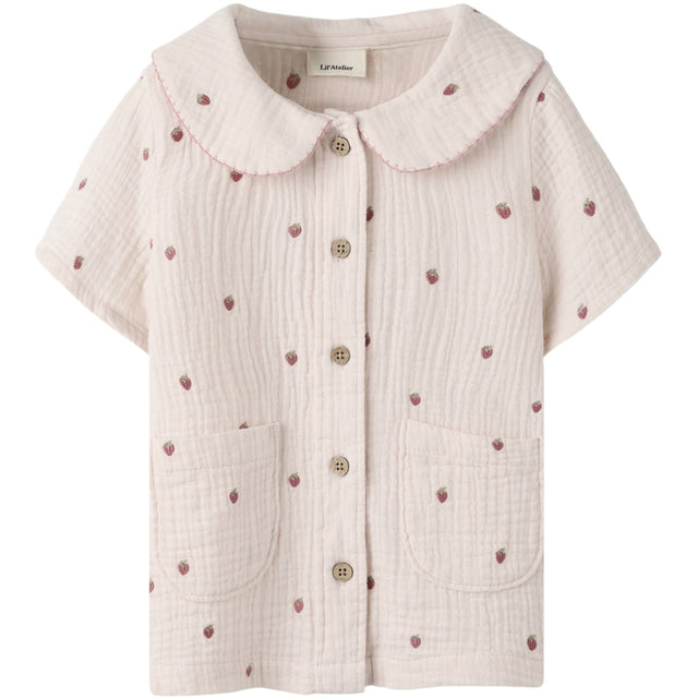 Lil'Atelier Morganite Nmfkamma Ss Loose Skjorte Lil