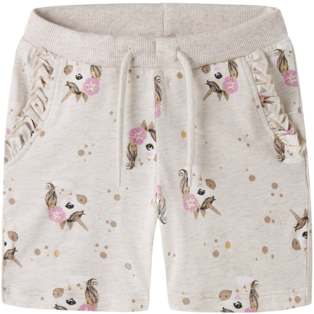 Name It Peyote Melange Nmfjalisa Shorts