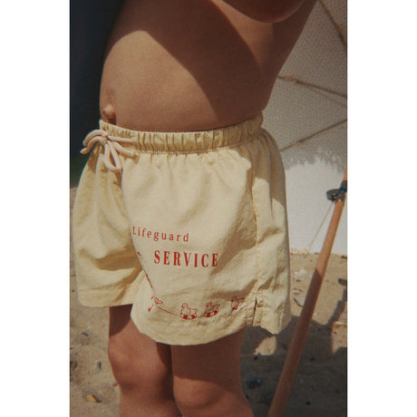 Konges Sløjd Banana Crepe Pomio Kort Badeshorts Grs