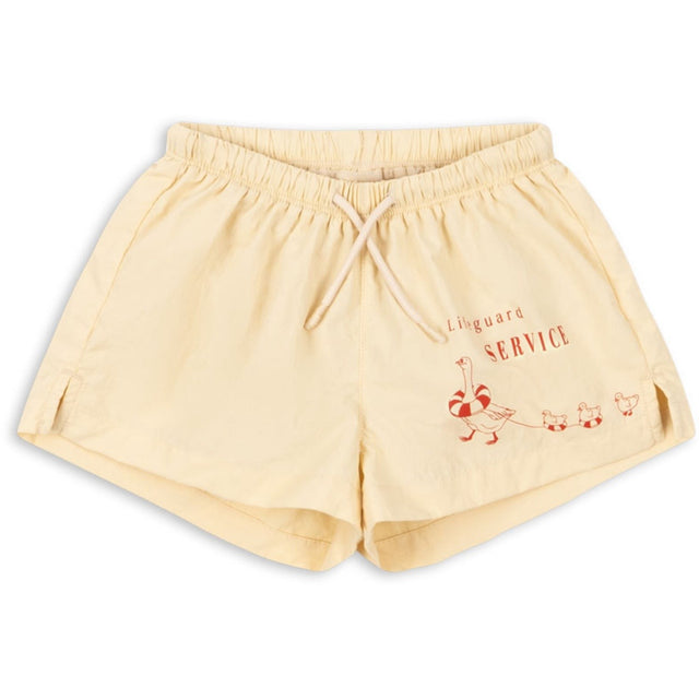 Konges Sløjd Banana Crepe Pomio Kort Badeshorts Grs