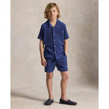 Polo Ralph Lauren Light Navy Knap Front Skjorte