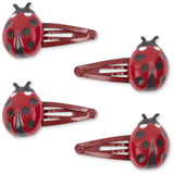 Konges Sløjd Ladybug Ladybug 4 Pak Hårspænder