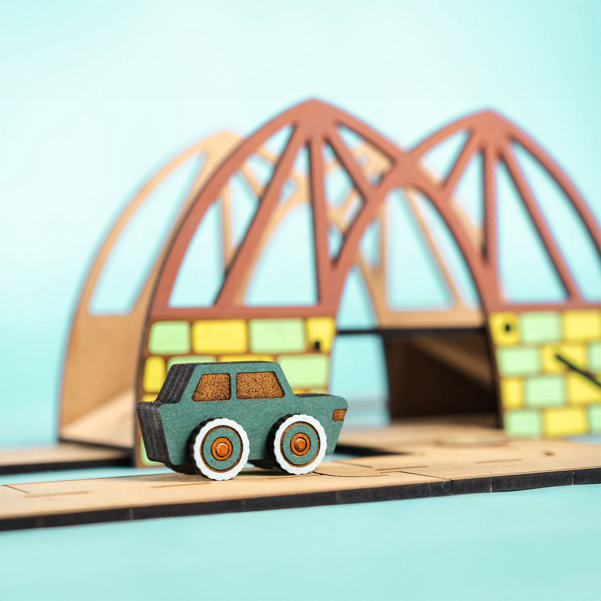 Crateit Town Wooden Legetøj Dreamy Drawbridge