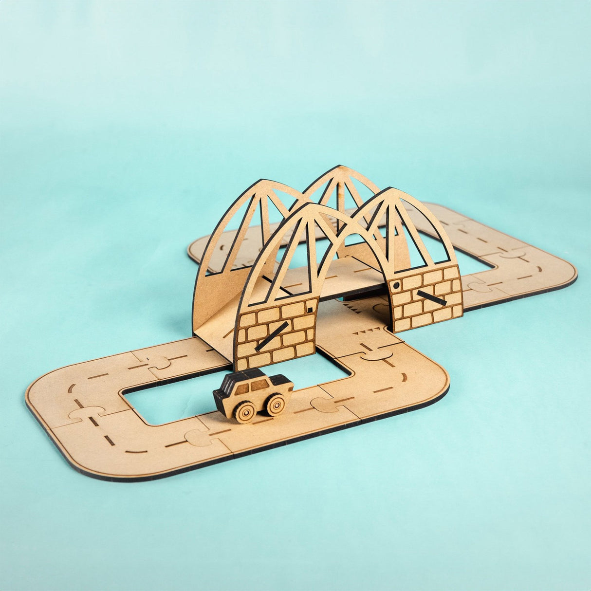 Crateit Town Wooden Legetøj Dreamy Drawbridge