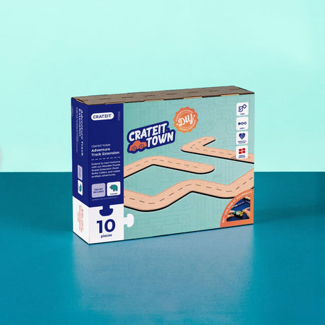 Crateit Town Wooden Legetøj Adventure Track Extension