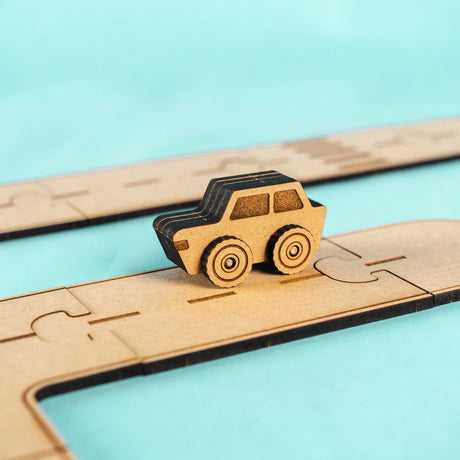 Crateit Town Wooden Legetøj Adventure Track Extension