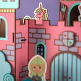 Crateit Unicorn Wooden Legetøj Dreamland Castle