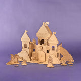 Crateit Unicorn Wooden Legetøj Dreamland Castle