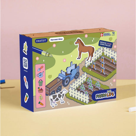 Crateit The Farm Wooden Legetøj Harvest Time