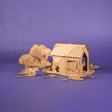Crateit Unicorn Wooden Legetøj Magic Forest