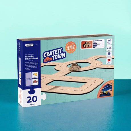 Crateit Town Wooden Legetøj Rule The Roundabout