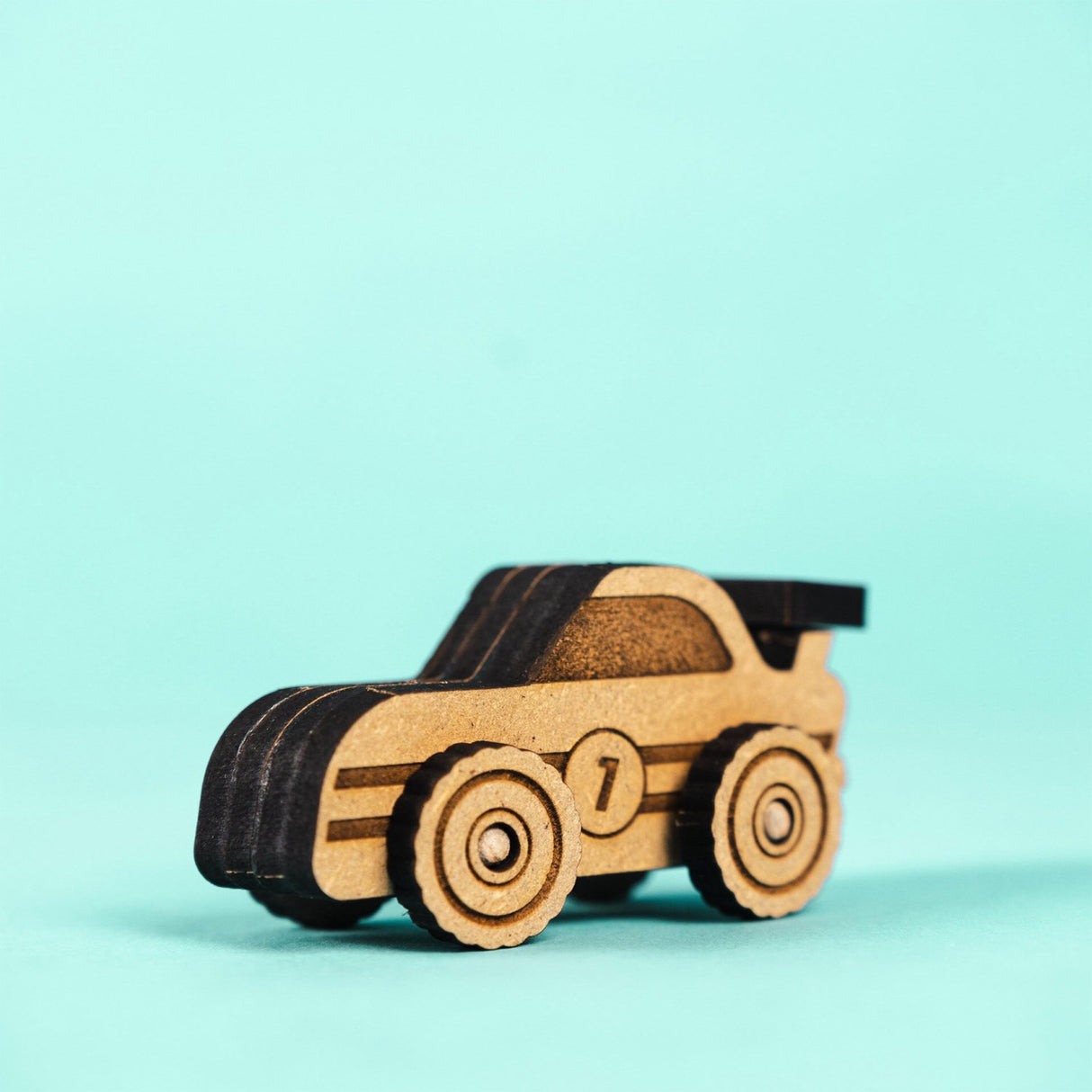 Crateit Town Wooden Legetøj Turbo Racer