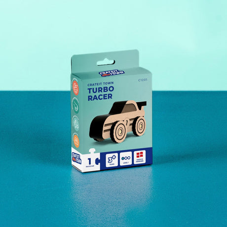 Crateit Town Wooden Legetøj Turbo Racer