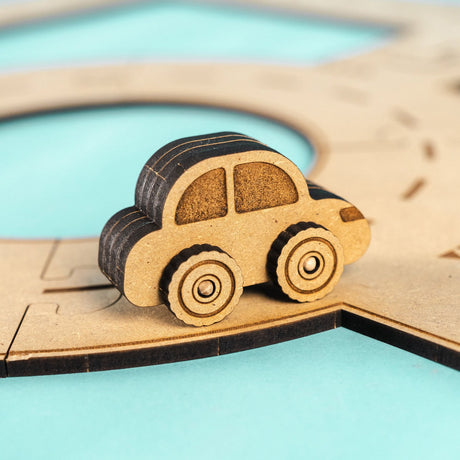 Crateit Town Wooden Legetøj Rule The Roundabout