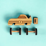 Crateit Town Wooden Legetøj Turbo Racer