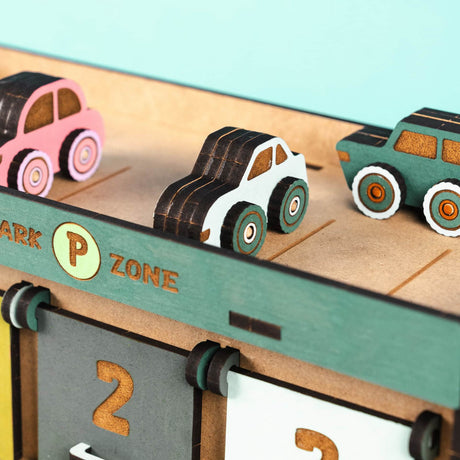 Crateit Town Wooden Legetøj City Park Zone