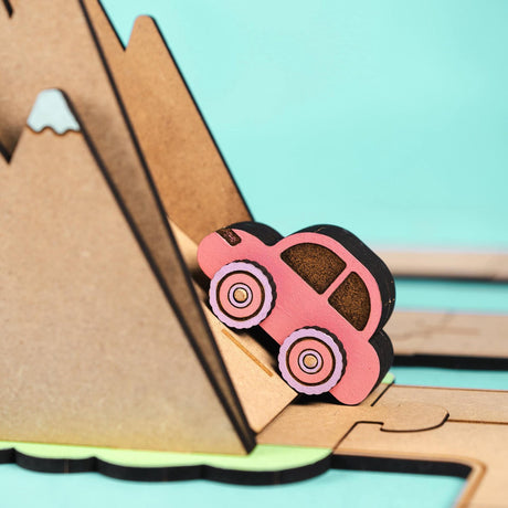 Crateit Town Wooden Legetøj Around The Mountain